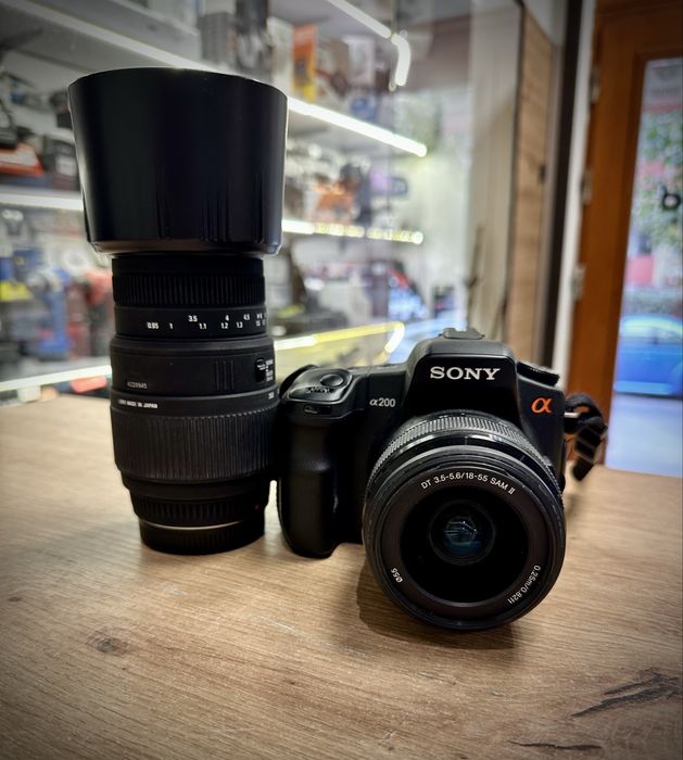 Lustrzanka Sony DSLR-A200 - otoLombard Lumik Kalisz Skup Aparatów