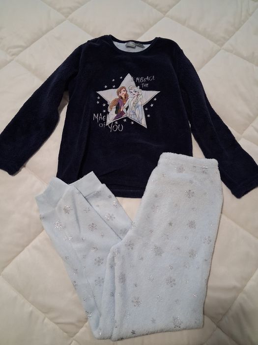 Pijama polar 7/8 anos frozen