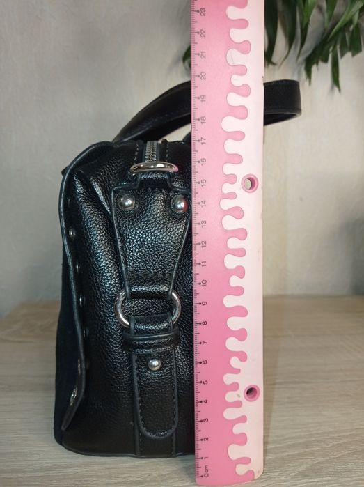 Женская сумочка натуральной замш и экокожа