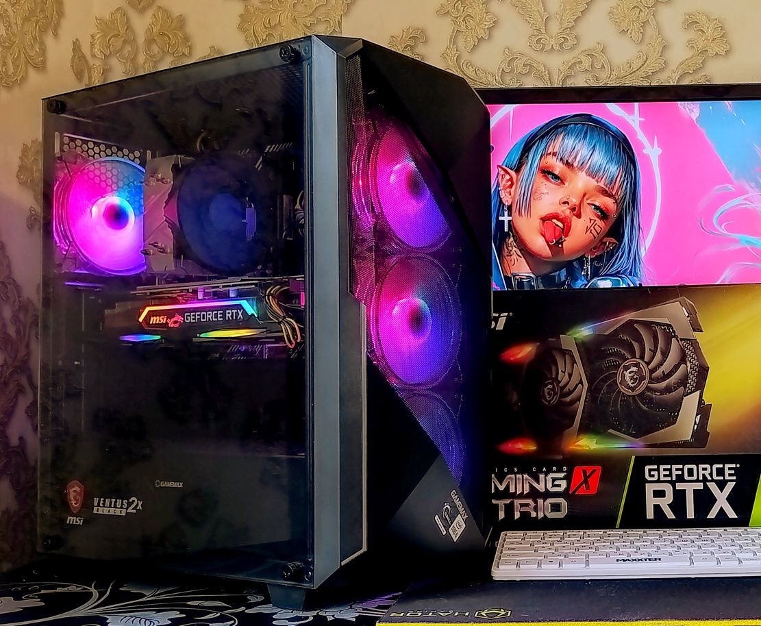 PC RTX2080/ i5-11400/ 16Gb DDR4 игровой компьютер Intel Core s-1200