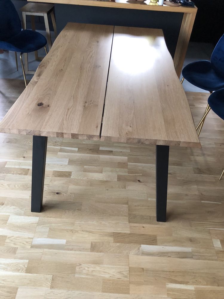 Stół drewniany dąb 160x86