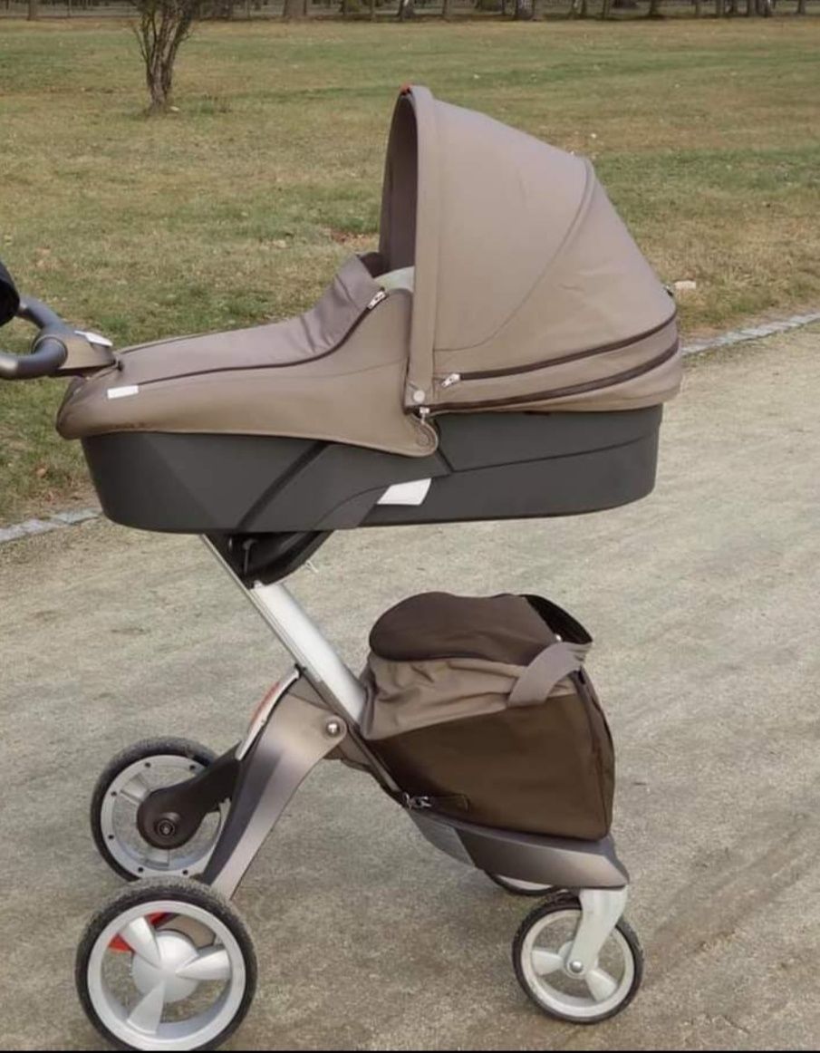 Wózek Stokke spacerówka gondola ZESTAW ubranko do wózka