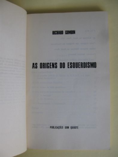 As Origens do Esquerdismo de Richard Gombin