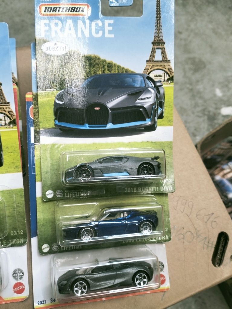 Matchbox france mega zestaw resorkow autek nowe