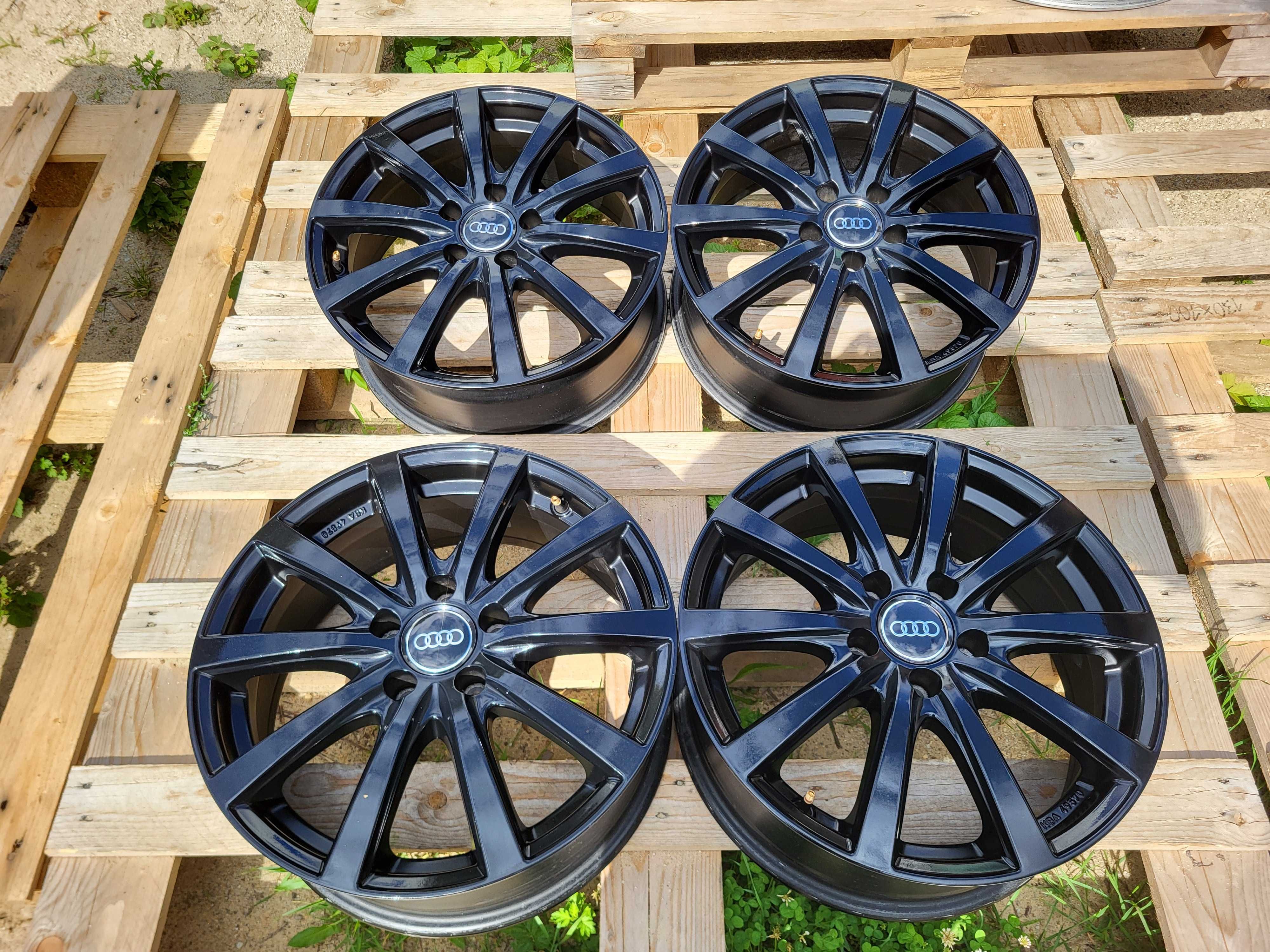 [1137] Felgi aluminiowe 17 Cali 5x112 7J ET40 Audi A3 A4 BLACK Edition