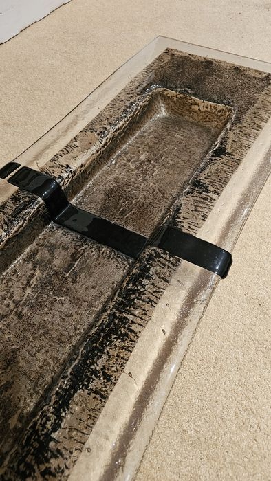 Centro de mesa em vidro