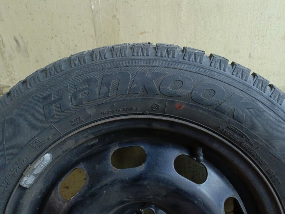 Диски r15 5x100 et38, комплектом с зимней резиной hankok 195 65
