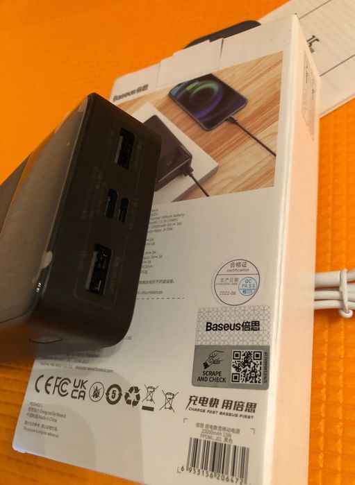 Baseus зовнішній акумулятор Павербанк power bank повербанк батарея
