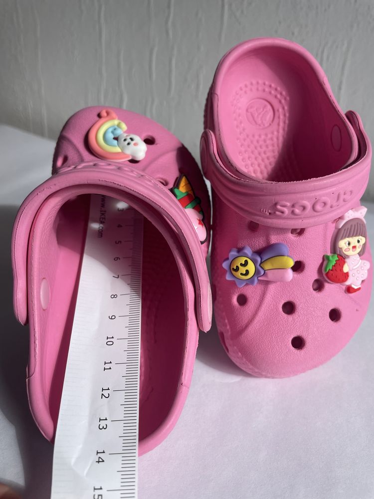 Pink Crocs сабо для дівчинки розмір 6с7