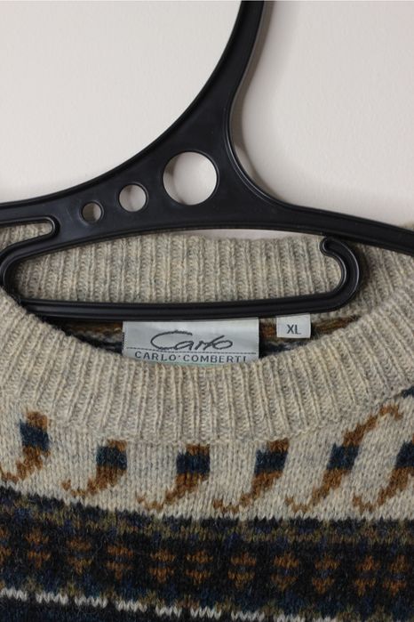 Sweter vintage Carlo Comberti, rozmiar XL