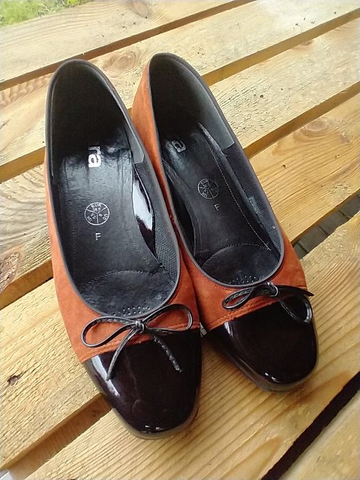 Baleriny skórzane Ara rozm.38,5