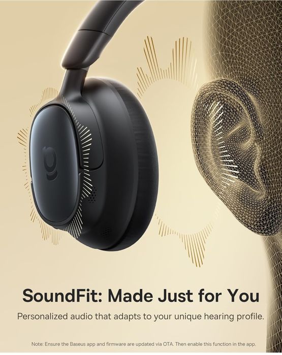 Наушники Baseus Bowie MH1 с SuperBass 2.0, звуком Hi-Res LDAC, 80 часо