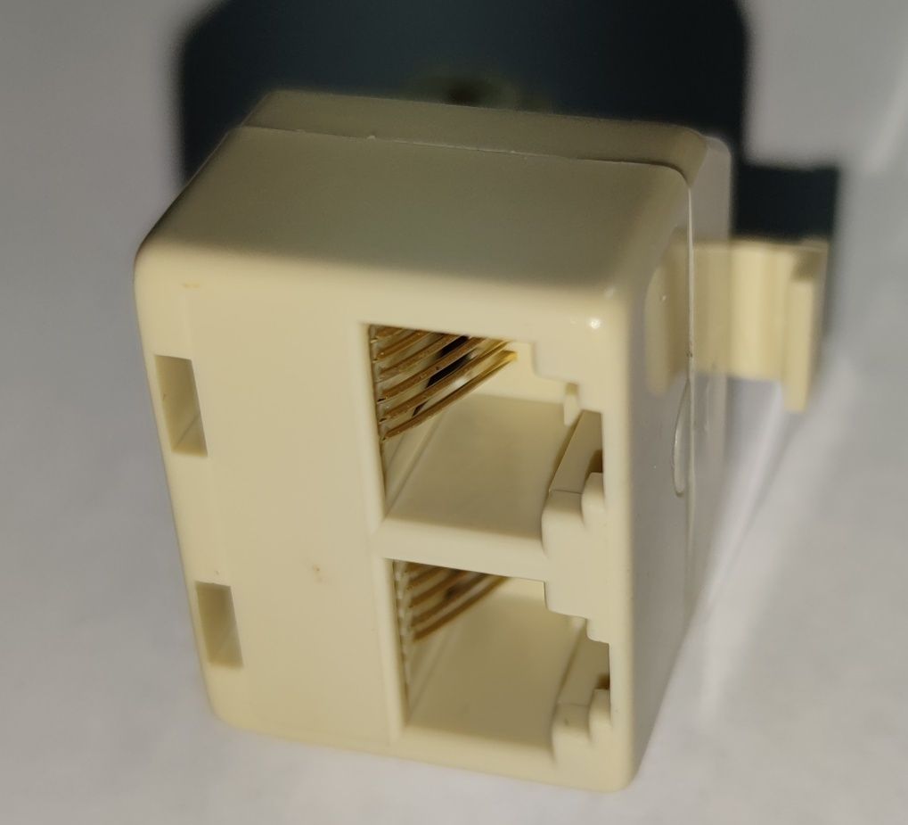 Adaptador Saída Dupla 6P6C (RJ12) - 6 Vias novo - REF 2091