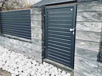 Furtka Palisadowa - 3D | Nowoczesne Ogrodzenia Palisadowe, Żaluzja 3D
