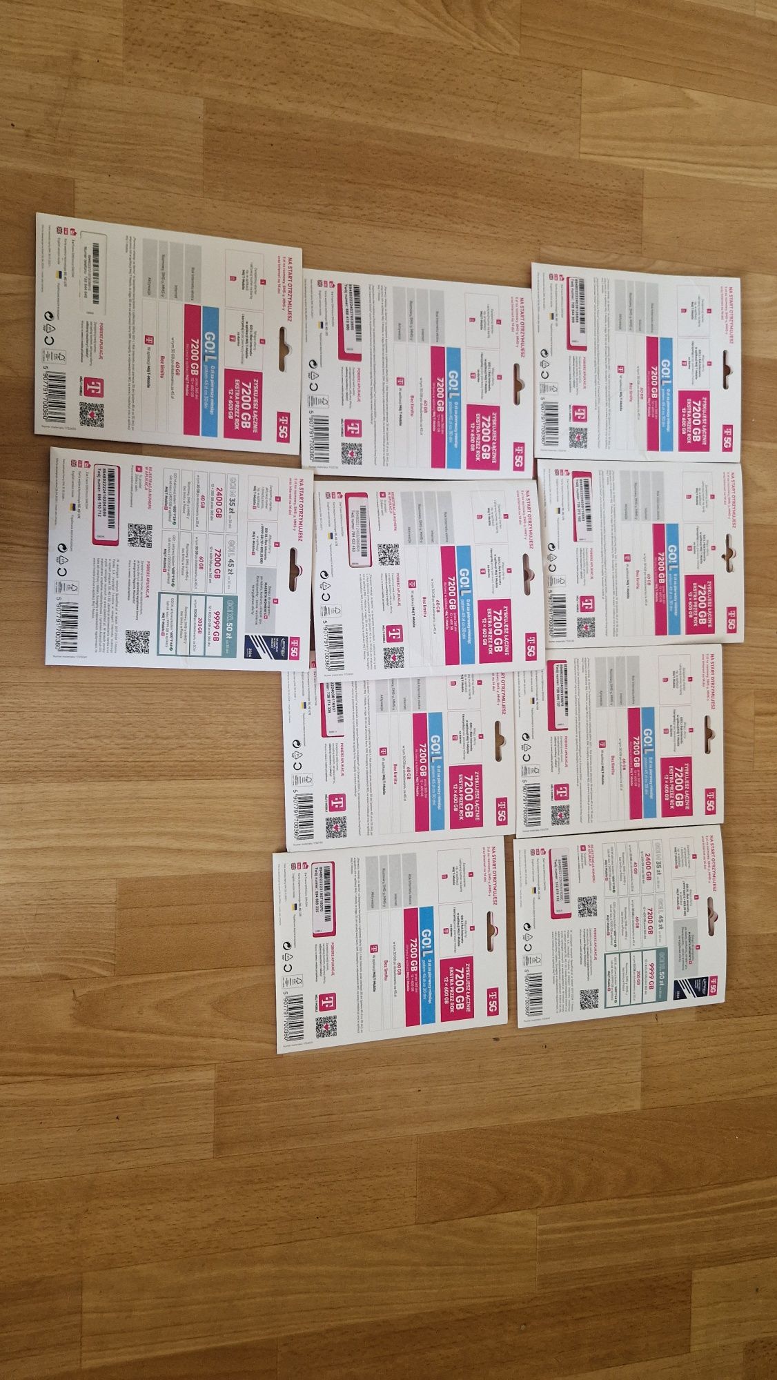 10 starterów T-Mobile okazja !