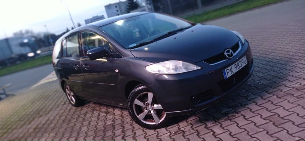 Mazda 5 benzyna 1.8 LPG ! hak ! isofix ! sprawna klima ! 7 osobowa !