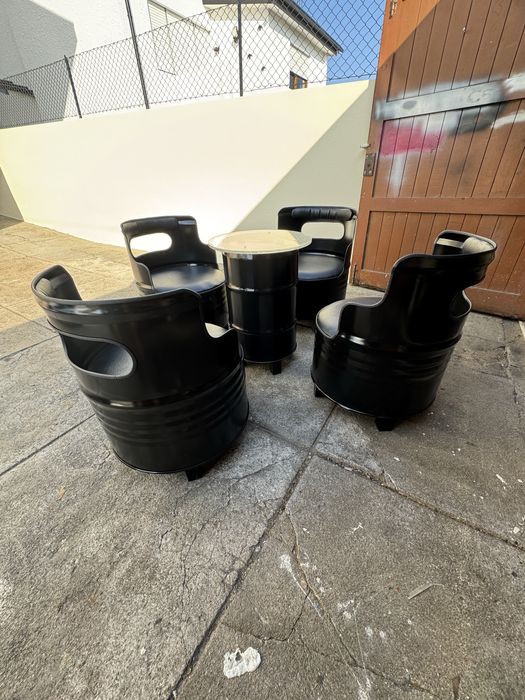 Conjuntos mesas poltronas