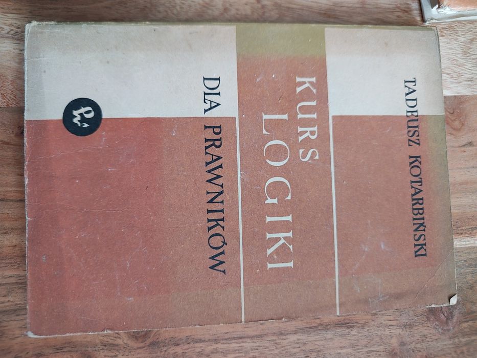 Tadeusz Kotarbiński Kurs Logiki dla prawników