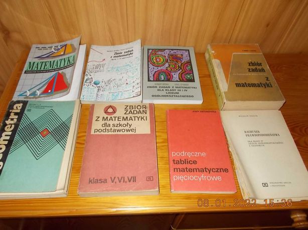 Matematyka podręczniki i książki cena za zestaw