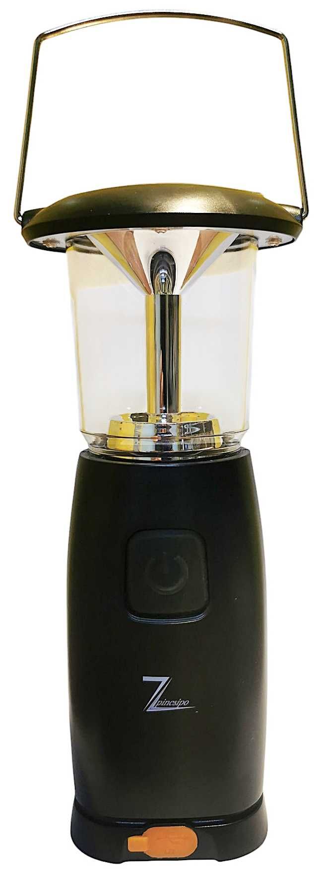 Lampka kempingowa 3 in 1 uniwersalna ładowanie z solar + usb + dynamo