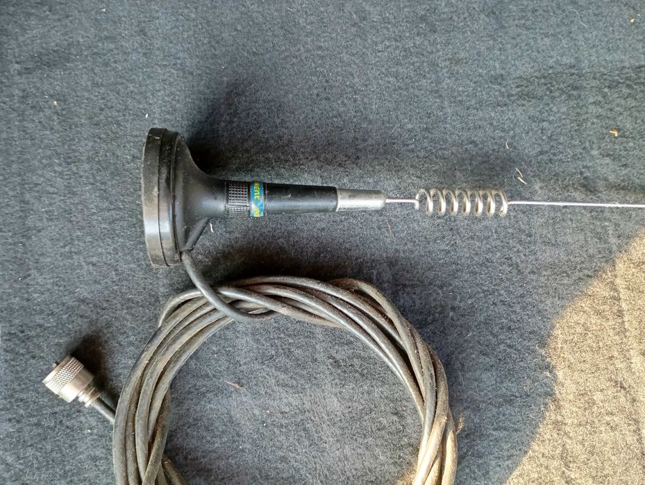 antena CB President Georgia - krótka, mocna antena CB magnesowa 31 cm