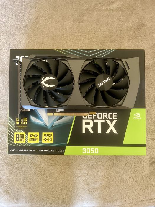 Zotac RTX 3050 Twin 8 GB — Placa Gráfica em Excelente Estado