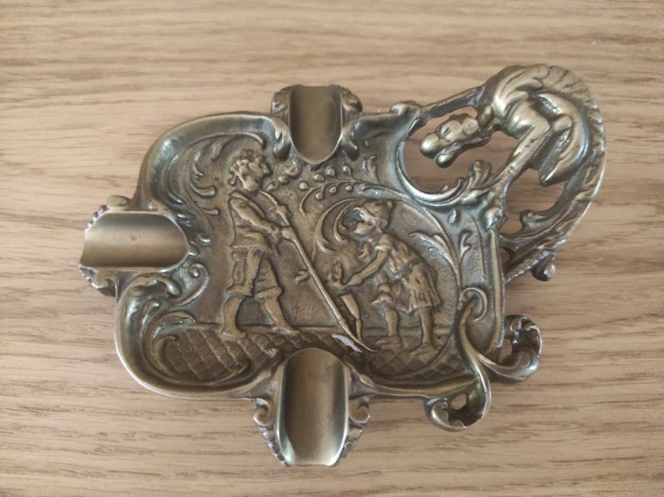 popielniczka mosiężna