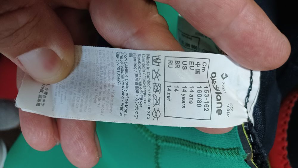 Fato de surf/bodyboard Tribord