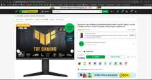 Монітор 24" Asus VG249QL3A 180Hz