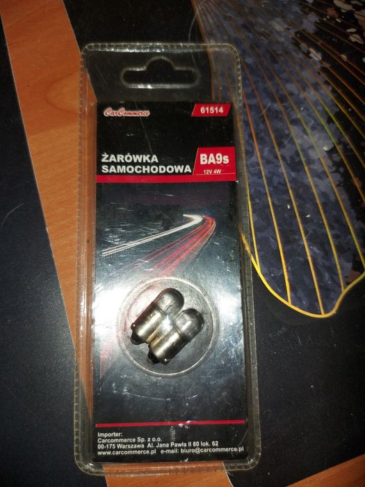 Żarówki BA9s nowe