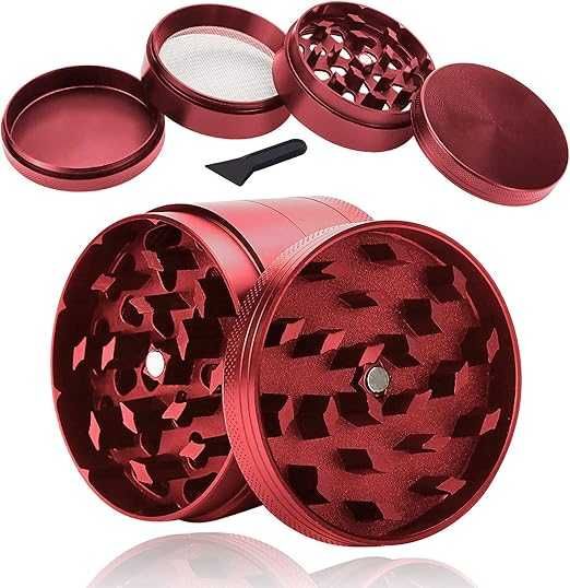 Metalowy Grinder Crusher młynek do tytoniu czarny do mielenia