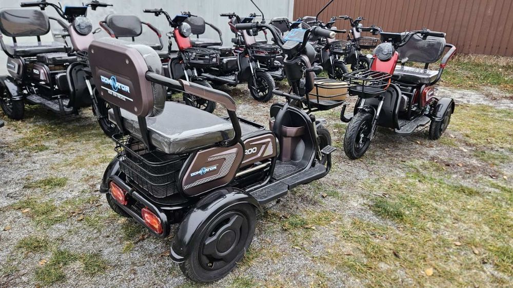 Dominator Самий ПОТУЖНИЙ трехколесный скутер колесо"10"электротрицикл