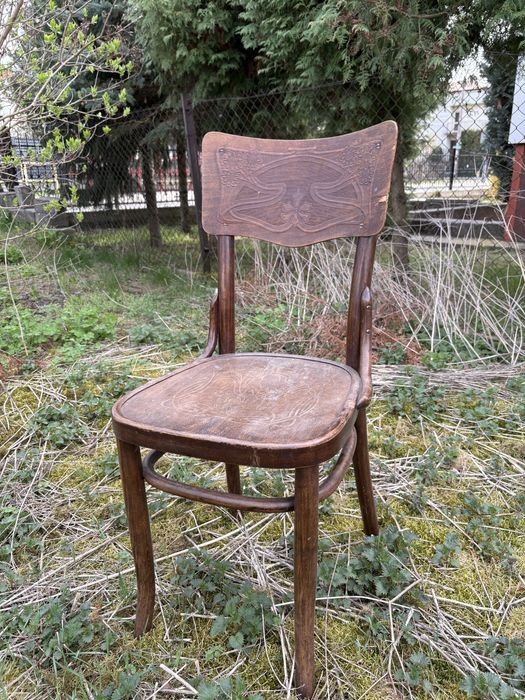Stare VINTAGE krzeslo z XIX wieku „thonet” sygnowane