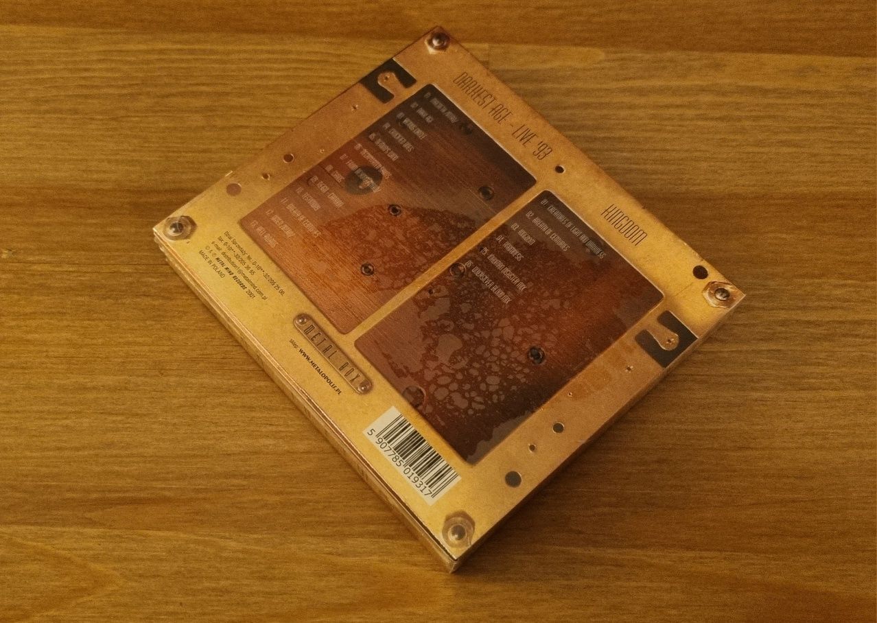 Vader Darkest Age Live '93 | Kingdom 2CD *NOWE* MMP 2001 Folia UNIKAT