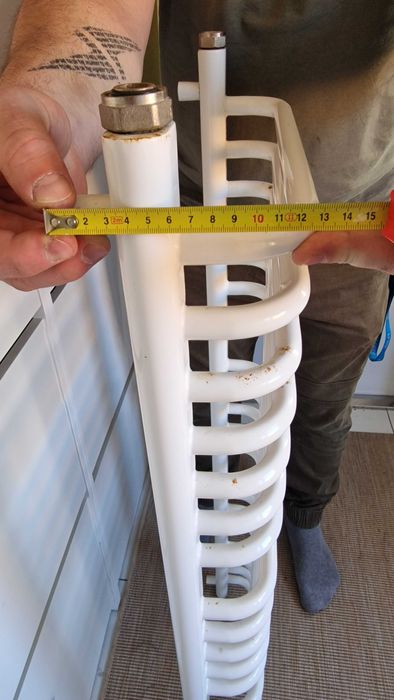 Kaloryfer Biały Łazienkowy Szczebelkowy 120x40