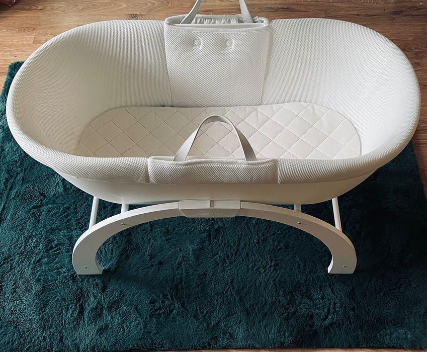 Kosz Mojżesza ze stojakiem Shnuggle Biały