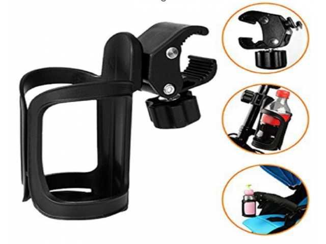 Uchwyt rowerowy i do wózka na napoje bidon butelka FA377