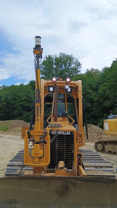 Wynajem spycharki system 3D Trimble Tachimetr 3m lemiesz