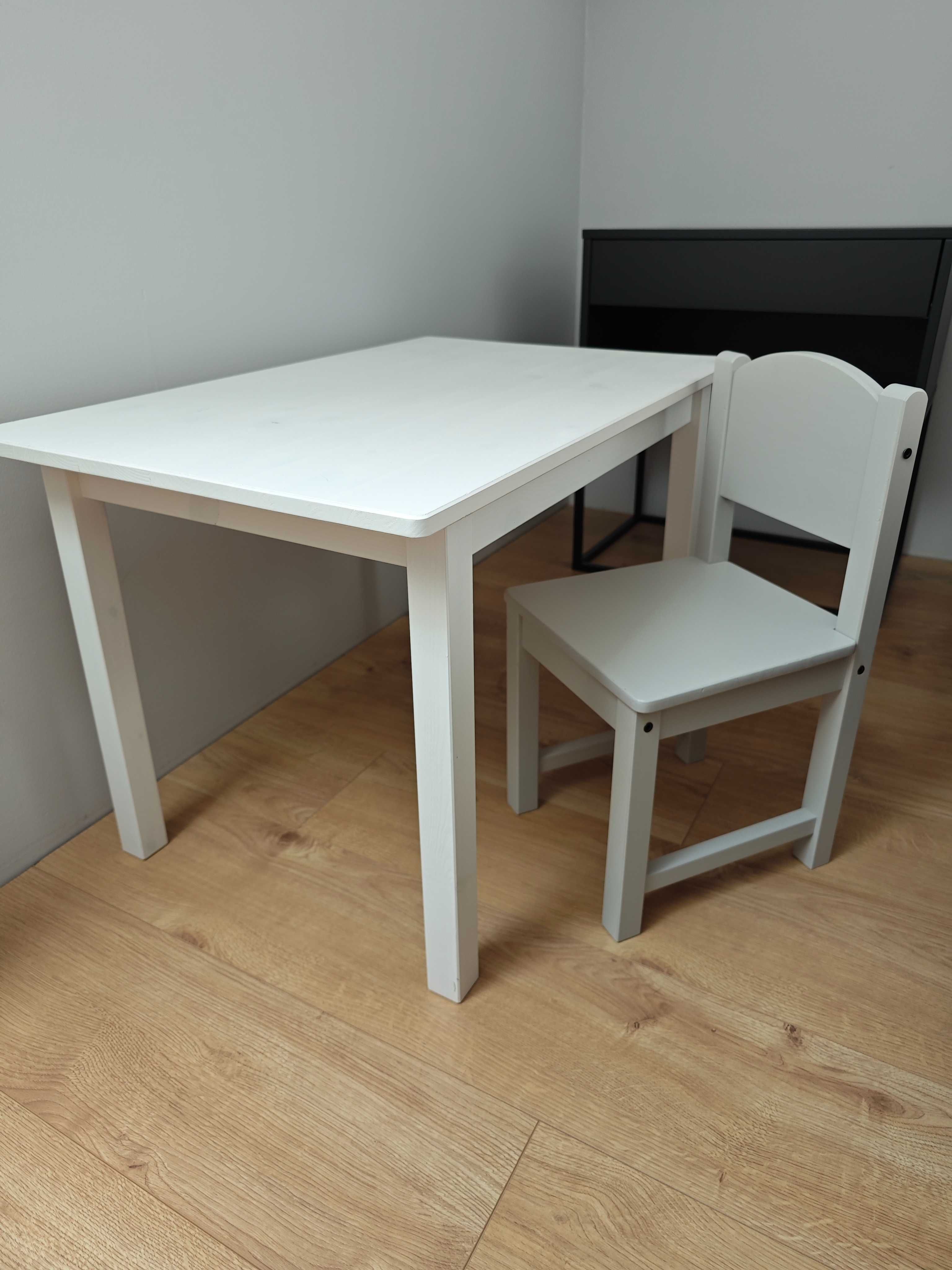 Zestaw stolik dziecięcy + krzesełko Ikea Sundvik
