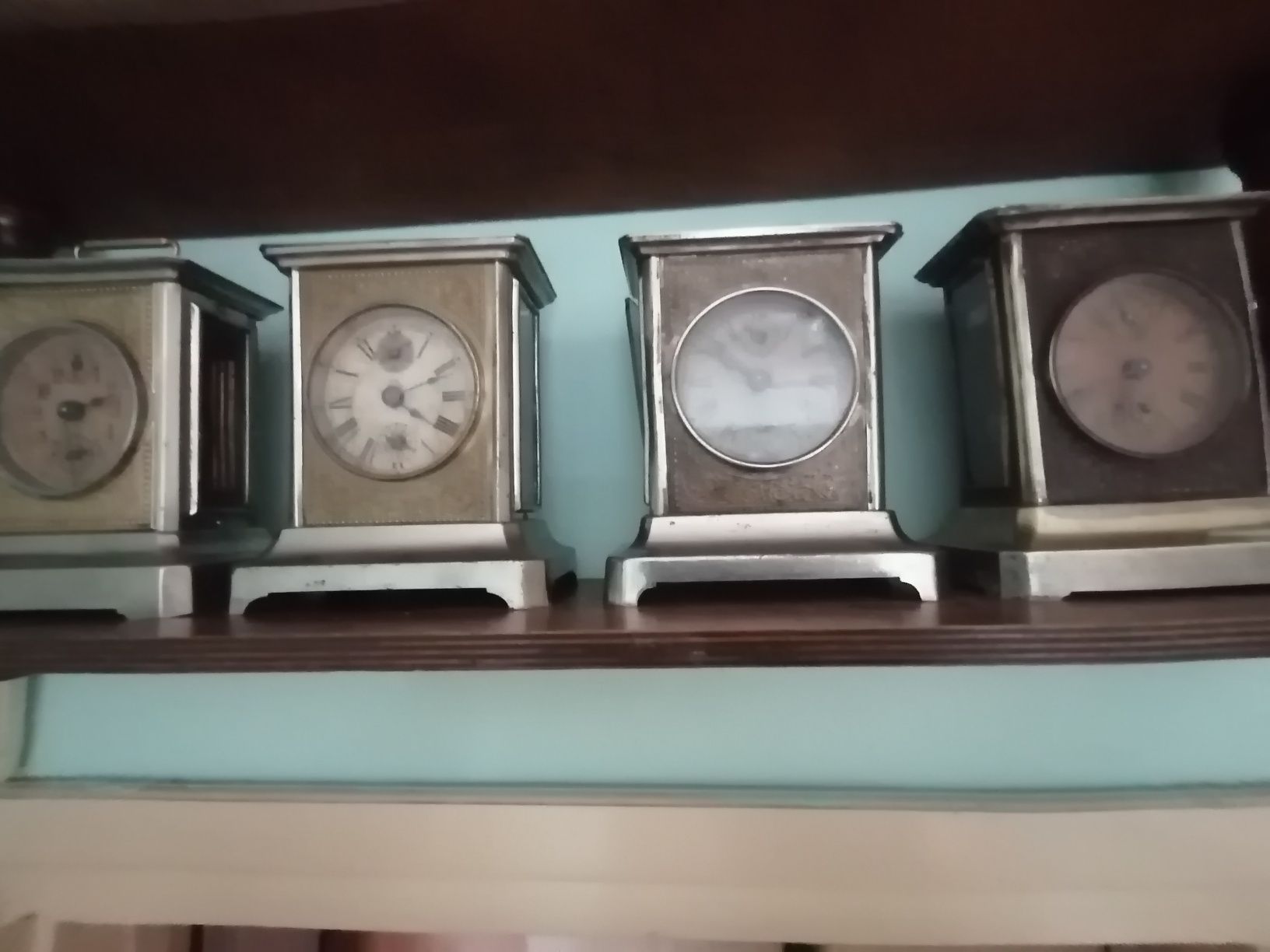 Stary przedwojenny zegar - pozytywka kareciak z lat 20 tych