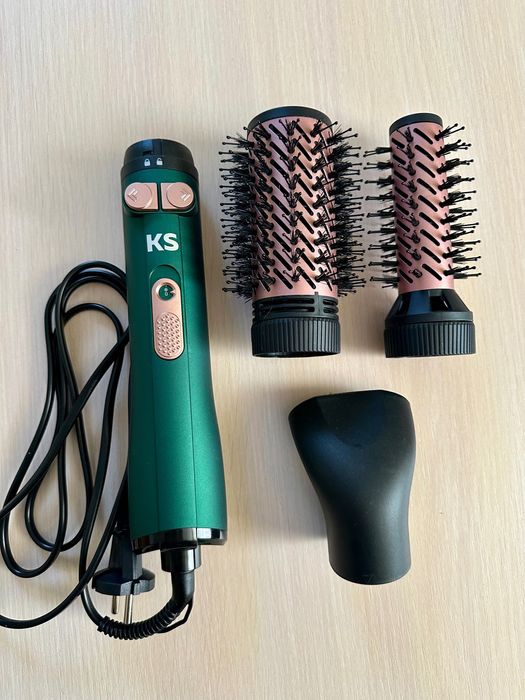 зелена фен-щітка Ksu store