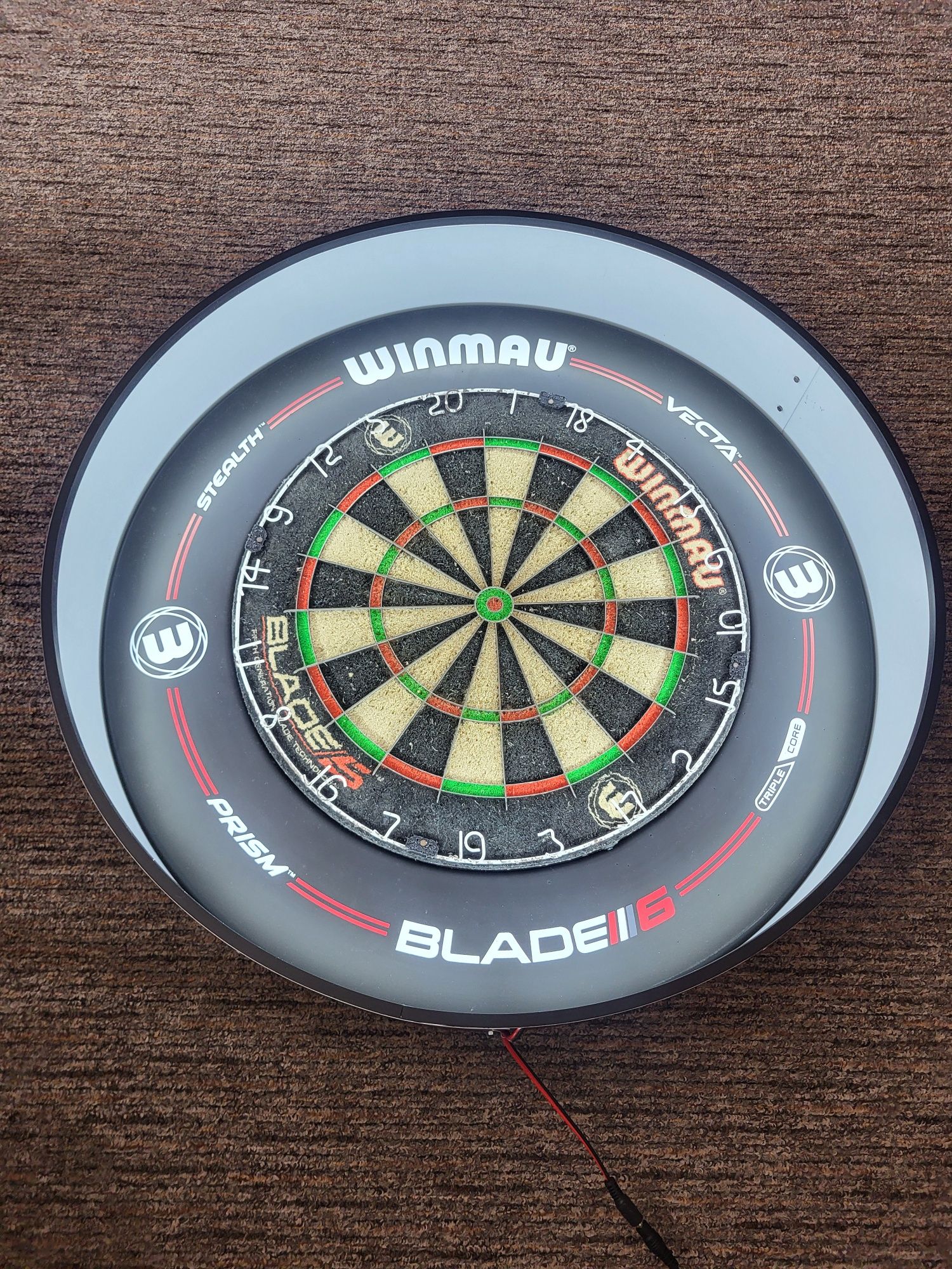 Oświetlenie tarczy dart