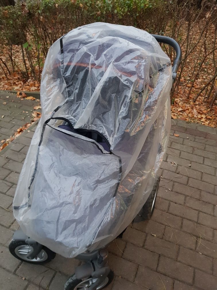 Wózek 2 in 1 gondola i spacerówka amelis pro delti jeans 2 w 1
