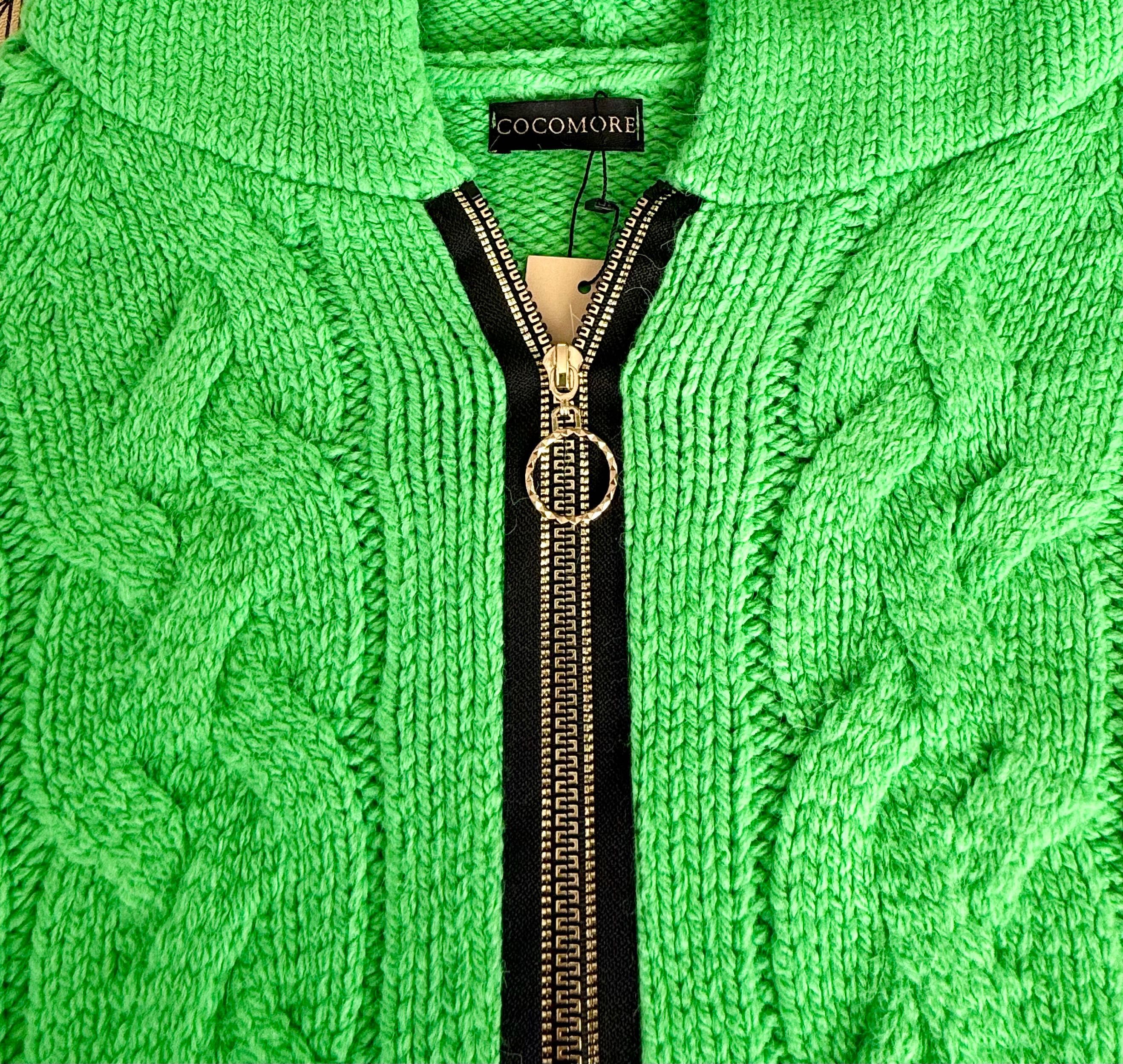 Sweter Cocomore zielony