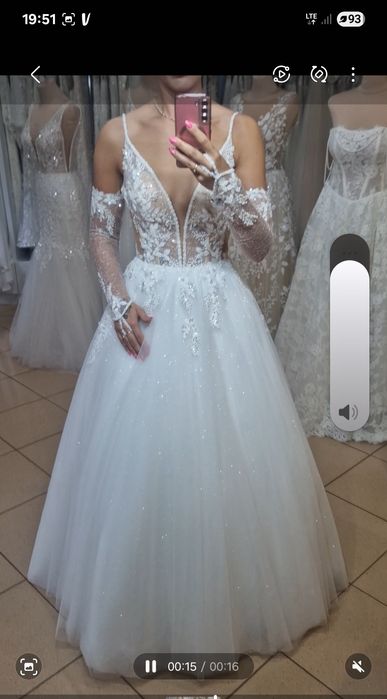 Suknia ślubna księżniczka