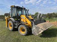 Usługi koparko-ładowarka roboty ziemne  wykopy, wyburzenia Jcb Cat