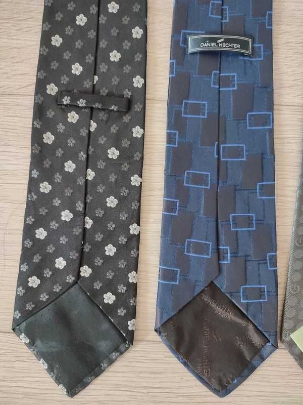 Tanio Krawaty jedwabne 5 sztuk, markowe