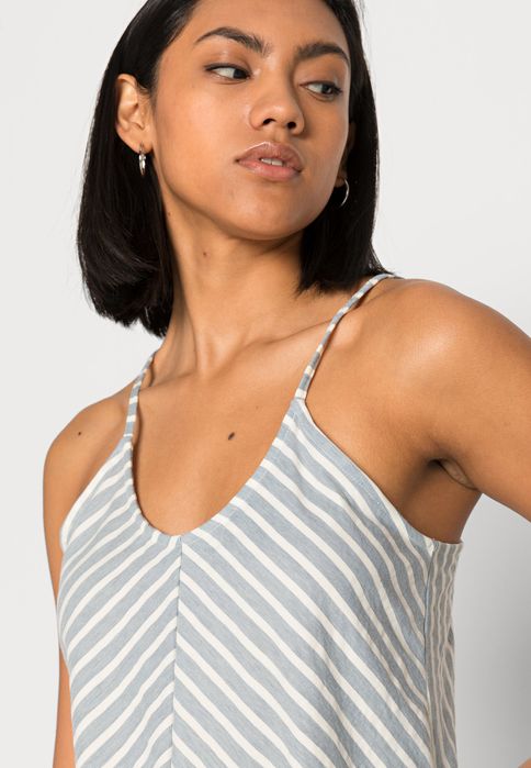 Top w paski z wycięciem na plecach Only r. S