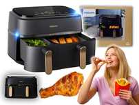 PHILIPS Air Fryer Dual Basket 9L Frytkownica beztłuszczowa Airfryer