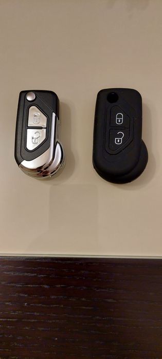 Chave e capa de chave em silicone Citroen DS